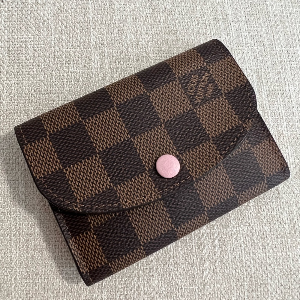 Louis Vuitton Rosalie Coin Purse Wallet Damier Ebene